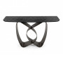 Console avec plateau en verre noir et bronze 130 x 40 x 79 cm  | 395 000 CFA | à Dakar