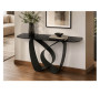Console avec plateau en verre noir et bronze 130 x 40 x 79 cm  | 395 000 CFA | à Dakar