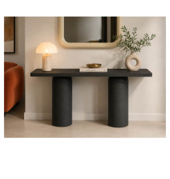 Console MDF avec plateau ciment 4 cm noir 150 x 40 x 77 cm | 325 000 CFA | à Dakar