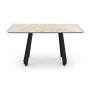Console avec plateau céramique et verre blanc et base noire 130 x 40 x 79 cm  | 315 000 CFA | à Dakar