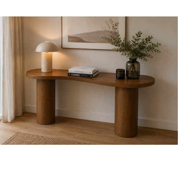 Console 160 x 50 x 76 cm en placage walnut | 380 000 CFA | à Dakar