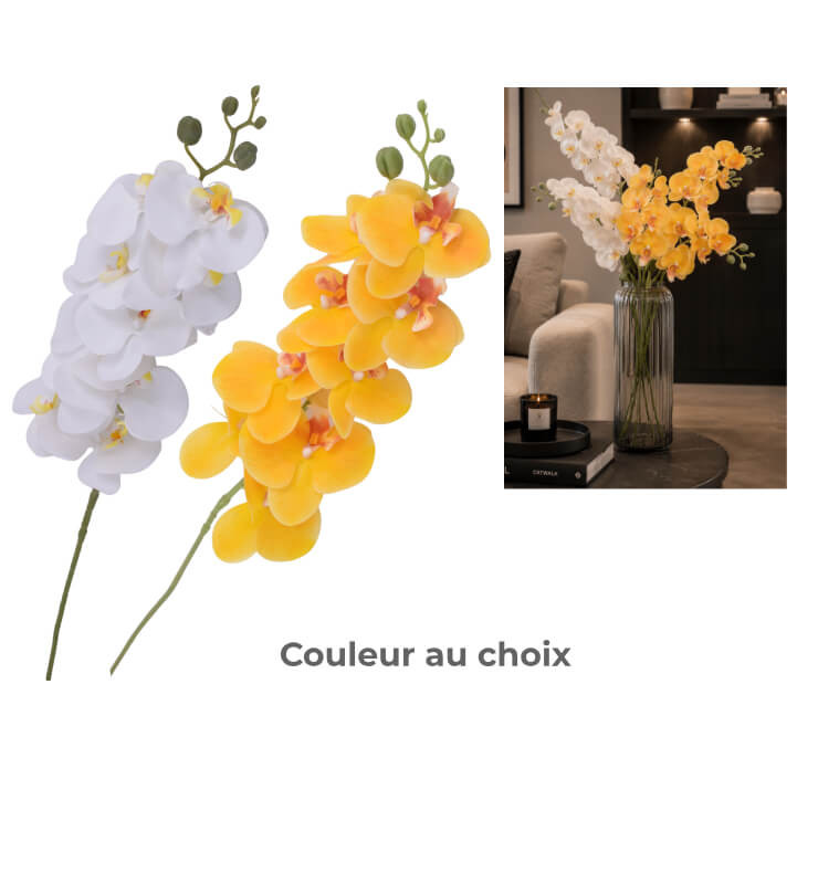 Tige d’orchidée artificielle 94 cm Real Touch | Plantes & fleurs artificielles , Dakar, Sénégal