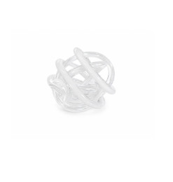 Boule déco en verre blanc D16 cm | Déco divers , Dakar, Sénégal