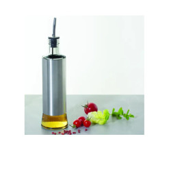 Bouteille huile et vinaigre en verre et inox 0,5 L D7,3 x H30 cm argent | Condiments | 3 300 CFA , dakar, Sénégal