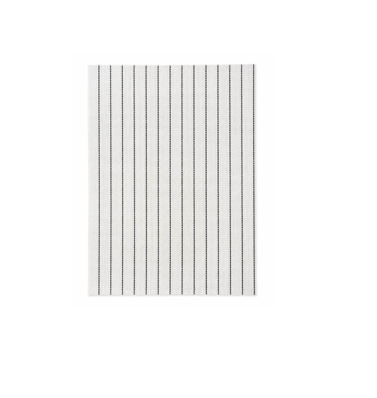Set de table 30 x 45 cm blanc à lignes noires en PVC et polyester | Sets & chemins de table | 600 CFA , dakar, Sénégal