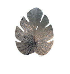 Set de table Monstera 36 x 45 cm argenté en PVC | Sets & chemins de table | 650 CFA , dakar, Sénégal