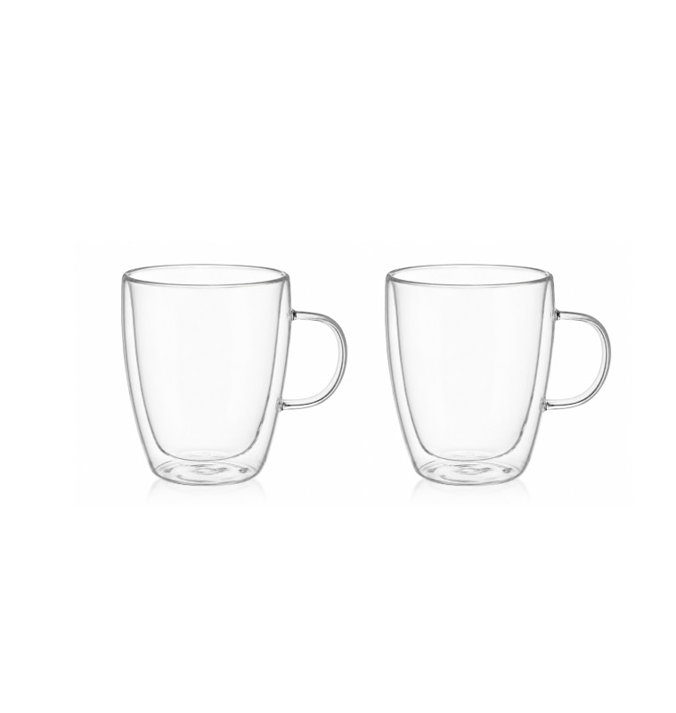 Mugs double paroi en verre - Lot de 2 | Tasses & mugs | 4 200 CFA , dakar, Sénégal