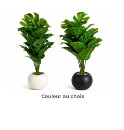 Plante verte artificielle H85 cm dans pot en plastique | Plantes & fleurs artificielles , Dakar, Sénégal