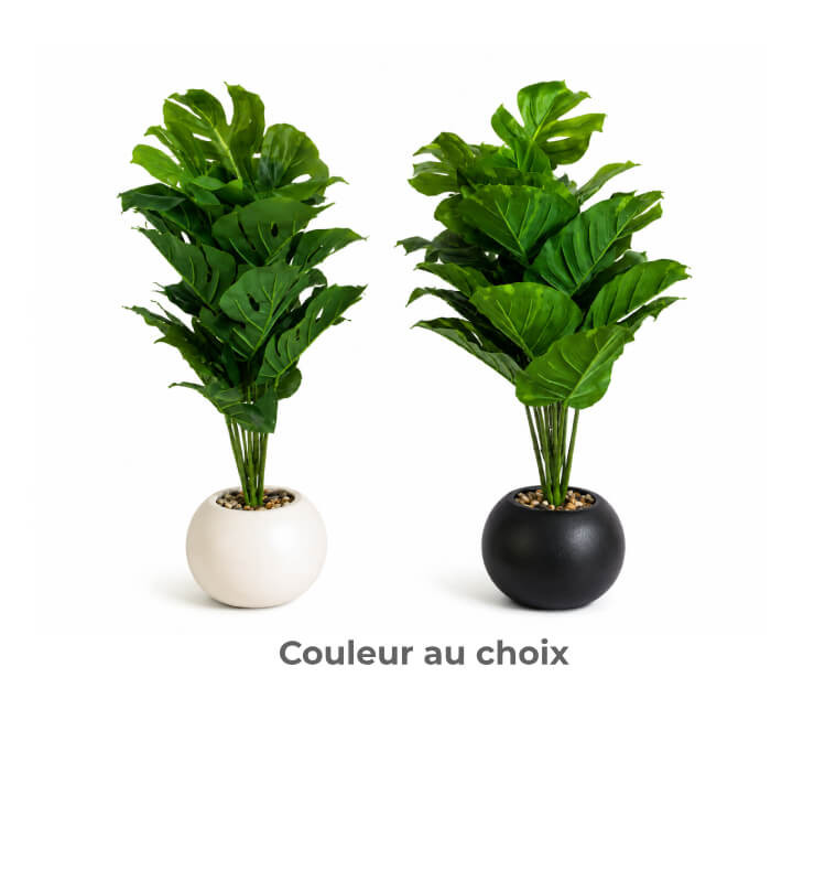 Plante verte artificielle H85 cm dans pot en plastique | Plantes & fleurs artificielles , Dakar, Sénégal