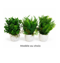 Plante verte artificielle H24 cm dans pot en céramique | Plantes & fleurs artificielles , Dakar, Sénégal