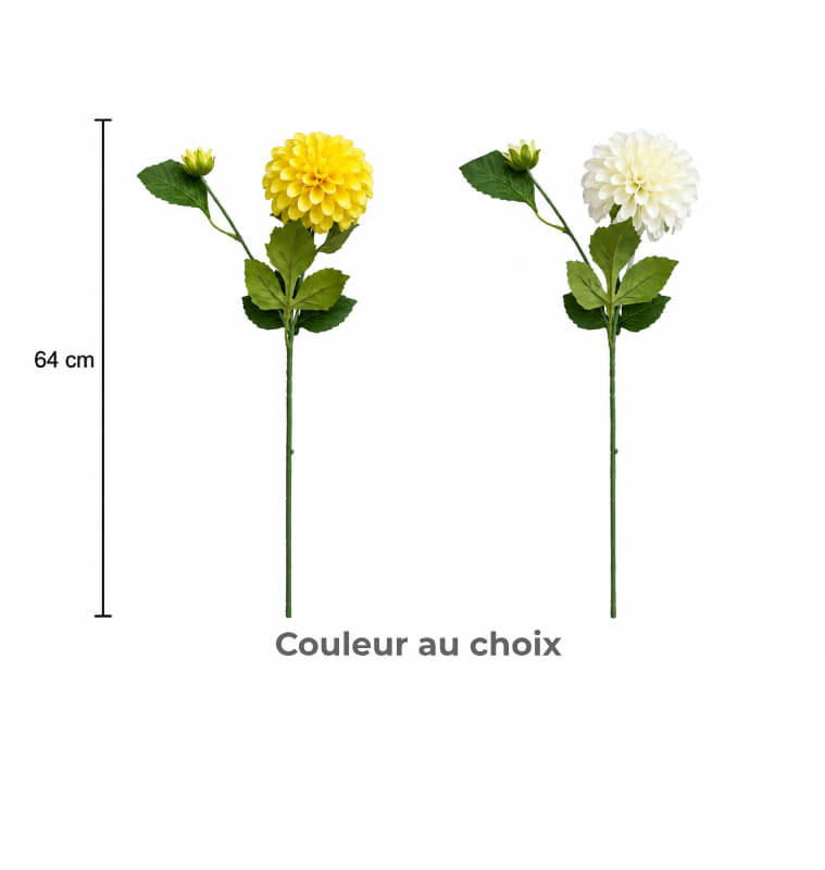 Tige de dahlia artificielle 64 cm | Plantes & fleurs artificielles , Dakar, Sénégal