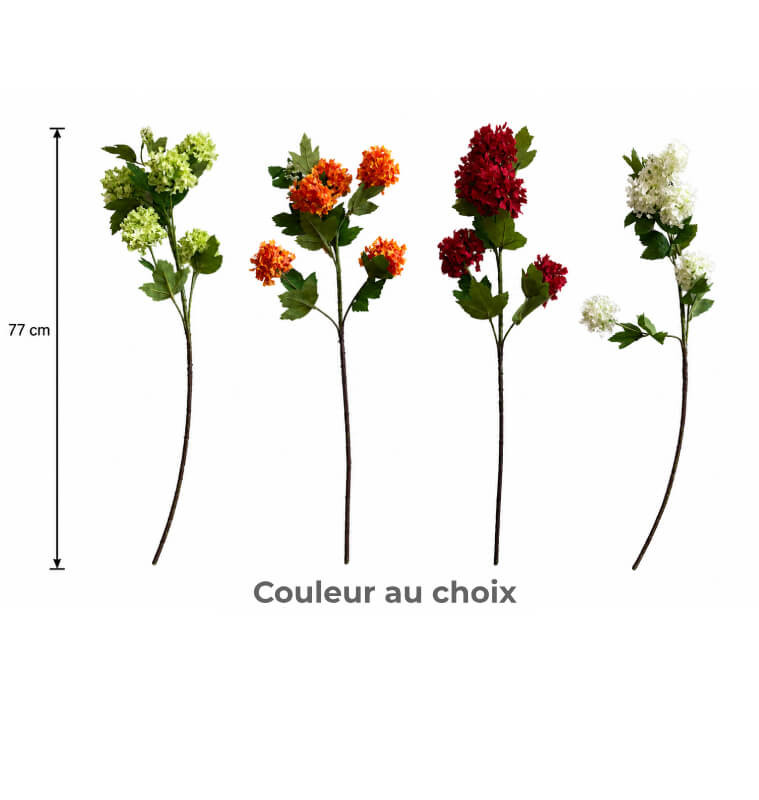 Tige d'hortensias artificielle 5 têtes 77 cm | Plantes & fleurs artificielles , Dakar, Sénégal