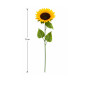 Tige de tournesol artificielle 72 cm jaune | Plantes & fleurs artificielles , Dakar, Sénégal