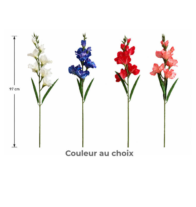 Tige de glaïeuls artificiels 97 cm | Plantes & fleurs artificielles , Dakar, Sénégal