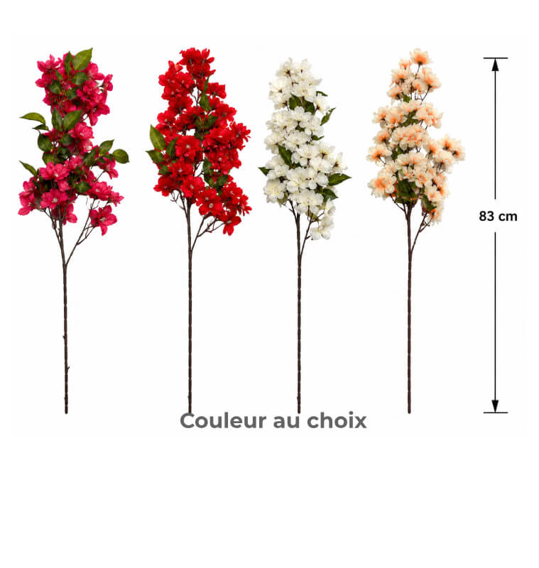 Branche de bougainvilliers artificielle 83 cm | Plantes & fleurs artificielles , Dakar, Sénégal