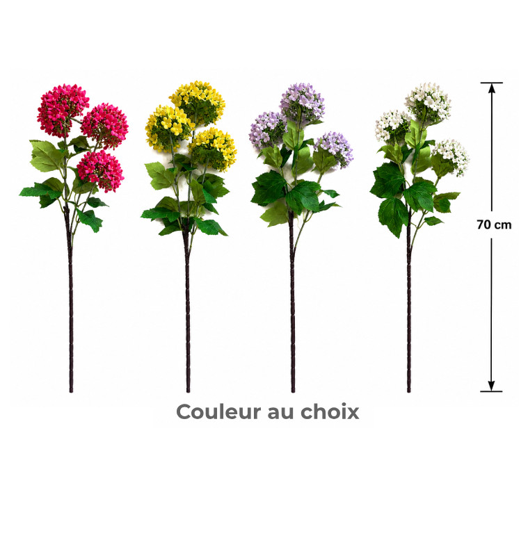 Tige d’hortensias artificiels 3 têtes 70 cm | Plantes & fleurs artificielles , Dakar, Sénégal