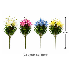 Bouquet de lys artificiels 48 cm | Plantes & fleurs artificielles , Dakar, Sénégal