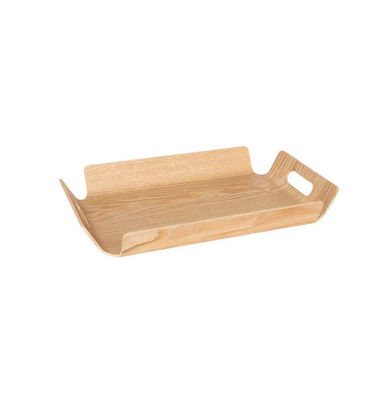 Plateau de service en bois design 40 x 30 cm beige | Plateaux | 8 900 CFA , dakar, Sénégal