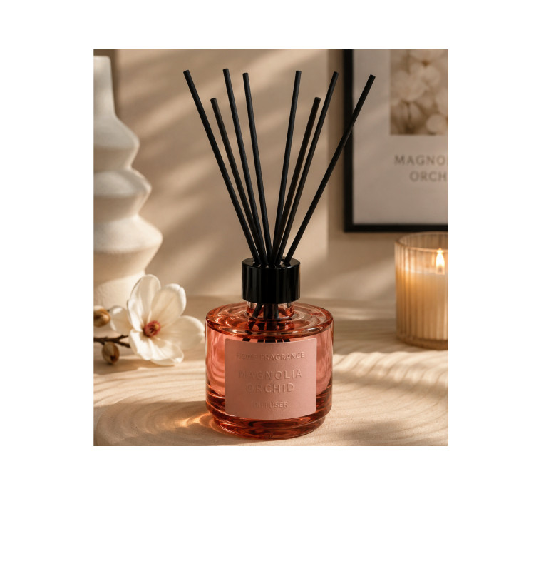 Diffuseur de parfum d’ambiance magnolia et orchidée - 200 ml | Bougies & senteurs , Dakar, Sénégal