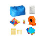 Aire de jeux gonflable The Happy Hopper 400 x 350 x 230 cm avec toboggan et piscine à balles | Gonflable & jeux de plage | 42...