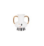 Vase déco bicolore avec anses dorées en céramique 24 x 9 x 34 cm | Vases déco , Dakar, Sénégal