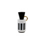 Vase déco Thames Aero en céramique blanc, noir et doré 15 x 13 x 29 cm | Vases déco , Dakar, Sénégal