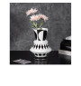 Vase déco ethnique en céramique noir et blanc 21 x 21 x 28,5 cm | Vases déco , Dakar, Sénégal