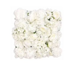 Panneau de fleurs artificielles blanc 50 x 50 cm | Plantes & fleurs artificielles , Dakar, Sénégal
