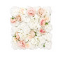 Panneau de fleurs artificielles blanc et rose 50 x 50 cm | Plantes & fleurs artificielles , Dakar, Sénégal