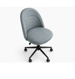 Chaise de bureau bleue 56 x 84-96 / 45,5-57,5 cm