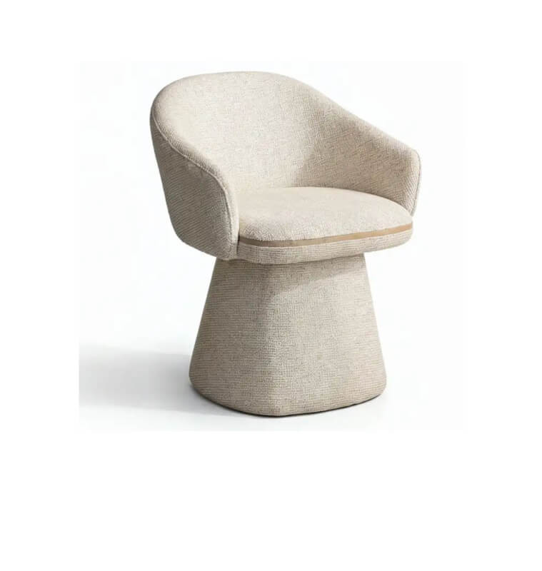 Fauteuil en tissu beige 60,5 x 60 x 79 cm | 99 500 CFA | à Dakar