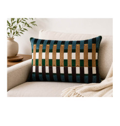 Coussin déco 40 x 60 cm multicolore 100 % coton, garnissage 575 g | Coussins déco , Dakar, Sénégal