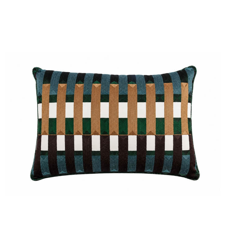 Coussin déco 40 x 60 cm multicolore 100 % coton, garnissage 575 g | Coussins déco , Dakar, Sénégal