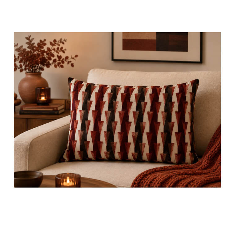 Coussin déco 40 x 60 cm marron 100 % coton, garnissage 470 g | Coussins déco , Dakar, Sénégal