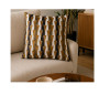 Coussin déco 45 x 45 cm ocre et marron 100 % coton, garnissage 470 g | Coussins déco , Dakar, Sénégal