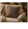 Coussin déco 45 x 45 cm marron 80 % coton, garnissage 470 g | Coussins déco , Dakar, Sénégal