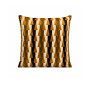 Coussin déco 45 x 45 cm ocre et marron 100 % coton, garnissage 470 g | Coussins déco , Dakar, Sénégal