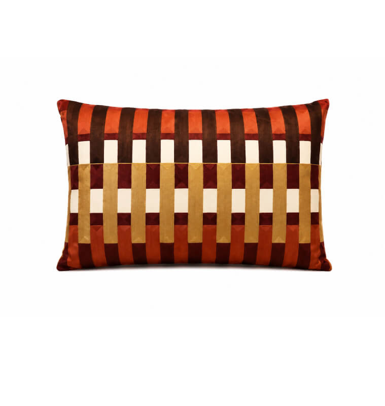 Coussin déco 40 x 60 cm multicolore 100 % coton, garnissage 575 g | Coussins déco , Dakar, Sénégal
