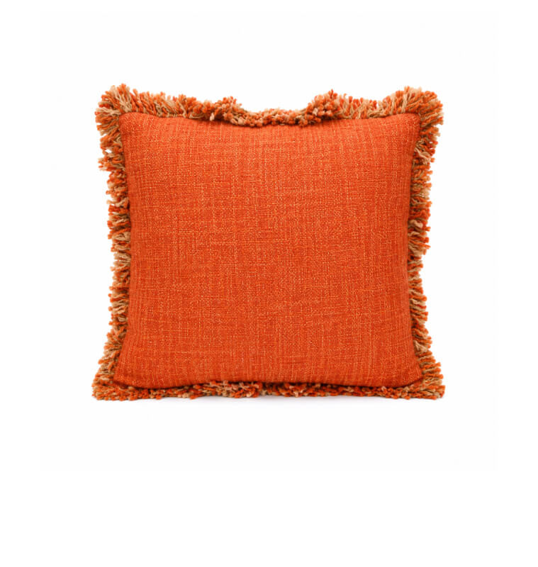 Coussin déco 45 x 45 cm orange 80 % coton, garnissage 470 g | Coussins déco , Dakar, Sénégal