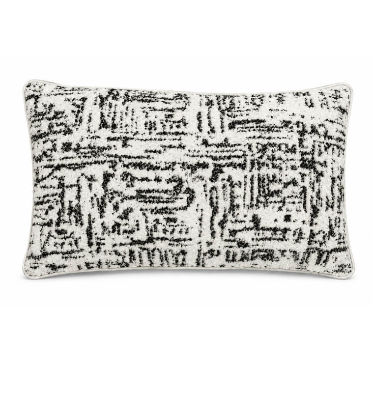 Coussin déco 30 x 50 cm noir et blanc | Coussins déco , Dakar, Sénégal