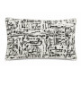 Coussin déco 30 x 50 cm noir et blanc | Coussins déco , Dakar, Sénégal