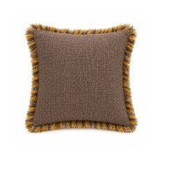 Coussin déco 45 x 45 cm marron 80 % coton, garnissage 470 g | Coussins déco , Dakar, Sénégal