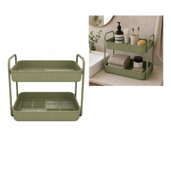 Étagère de salle de bain à poser 36 x 20,5 x 30 cm en PP et métal vert | Meubles & étagères salle de bain | 5 300 CFA , dakar...