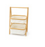 Étagère à paniers 44 x 33 x 97 cm en tissu et bambou beige | Meubles & étagères salle de bain | 20 000 CFA , dakar, Sénégal