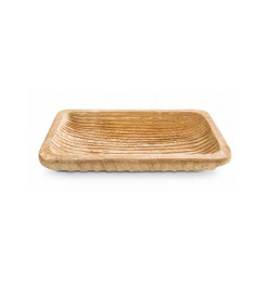 Centre de table 42 x 20 x 6,5 cm en bois naturel