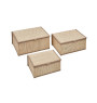 Panier Stemy Marron et Beige - Lot de 3 | Boites de rangement & caissons | 18 600 CFA , dakar, Sénégal