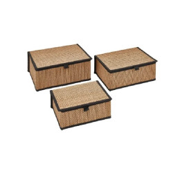 Panier Stemy Noir et Beige - Lot de 3 | Boites de rangement & caissons | 18 600 CFA , dakar, Sénégal