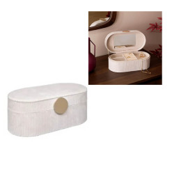 Boîte à bijoux Enya velours beige, 25,5 x 13 x 10 cm | Accessoires beauté | 8 100 CFA , dakar, Sénégal