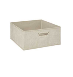 Panier de rangement tissu 31 x 31 x 15 cm beige chiné | Paniers de rangement | 2 700 CFA , dakar, Sénégal