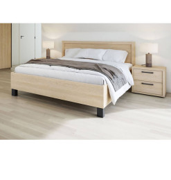 Lit Tessa 180x200 + sommier + 2 chevets chêne Sable | 750 000 CFA | à Dakar